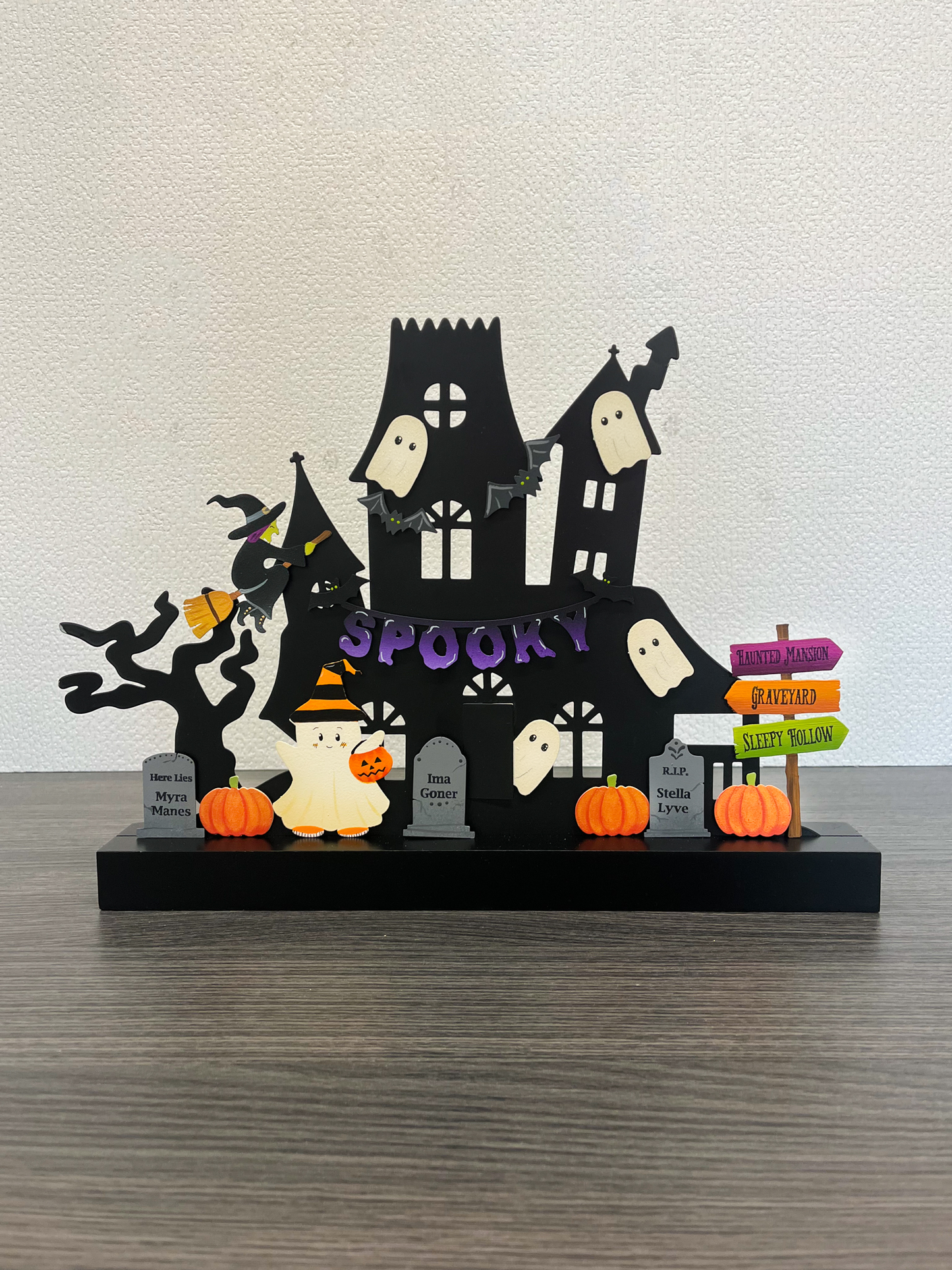Trick-or-Treat Ghost Magnet, Cute Halloween Decor