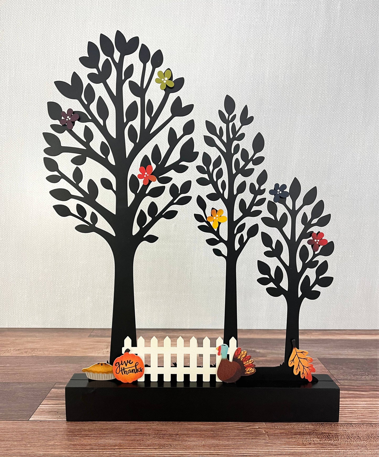 Give Thanks Magnets S/4, Thanksgiving Decor