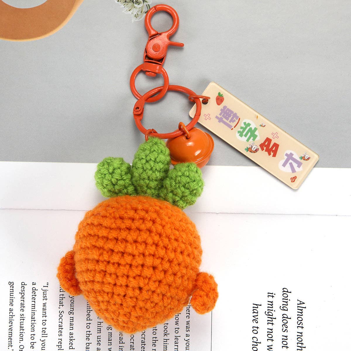 Fruit Keychain Accessories Cute Metal Handcrafted Style