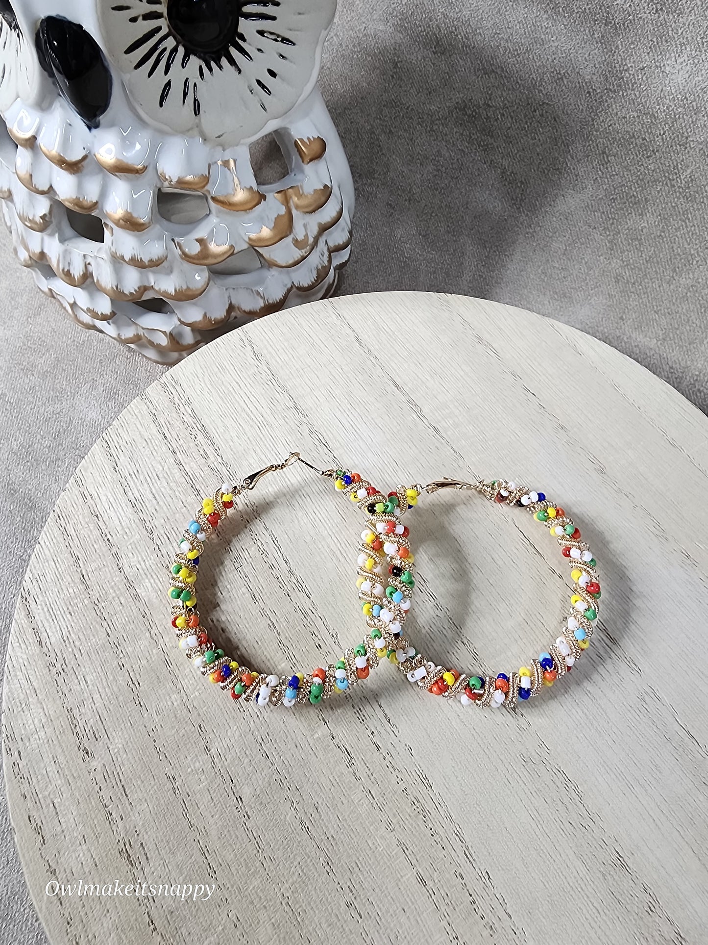 Seabead Hoop earrings