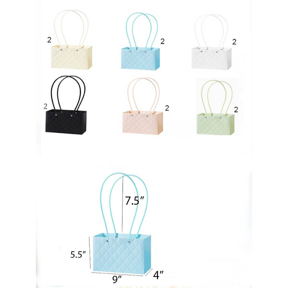 Soft Tones of Quilted Gift Bag