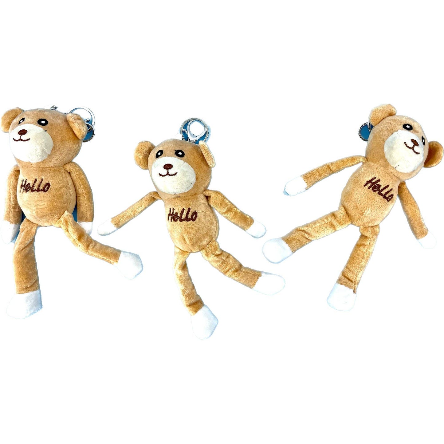 Funny Long Legs Hello Bear Key Chain