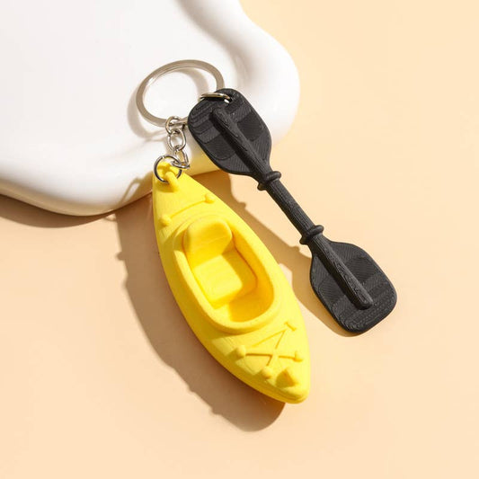 Mini Kayak Paddle Keychain
