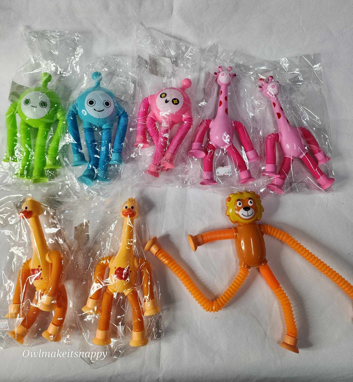 Light up stretchy tube animals