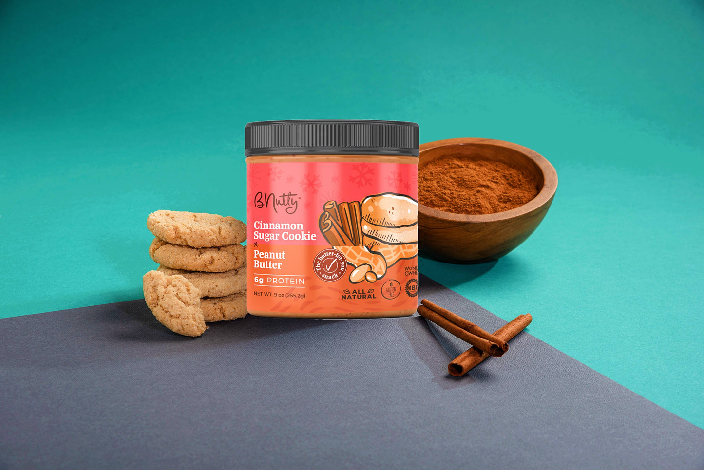 Cinnamon Sugar Cookie BNutty Peanut Butter- 9oz