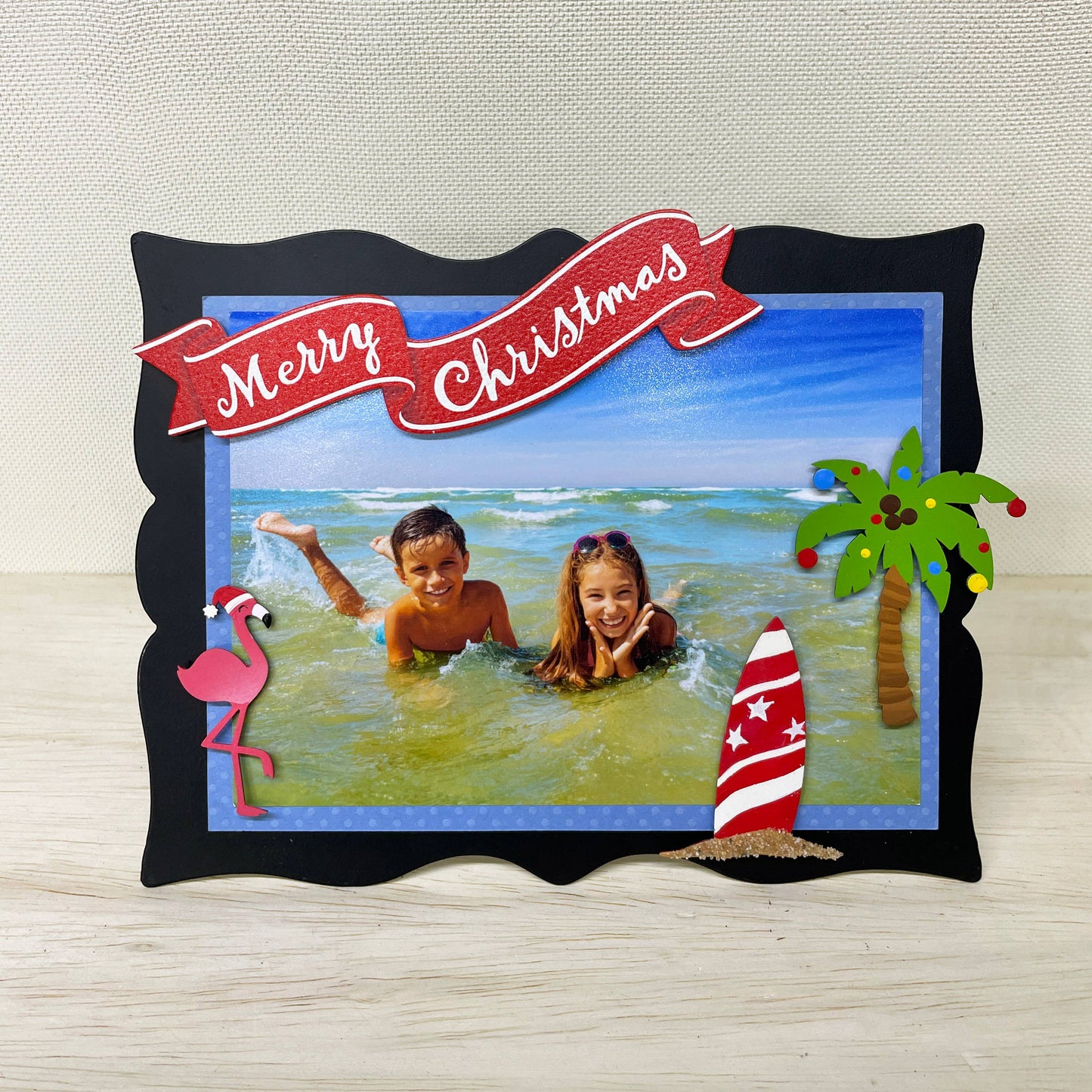 Merry Christmas Banner Magnets S/3, Holiday Decor