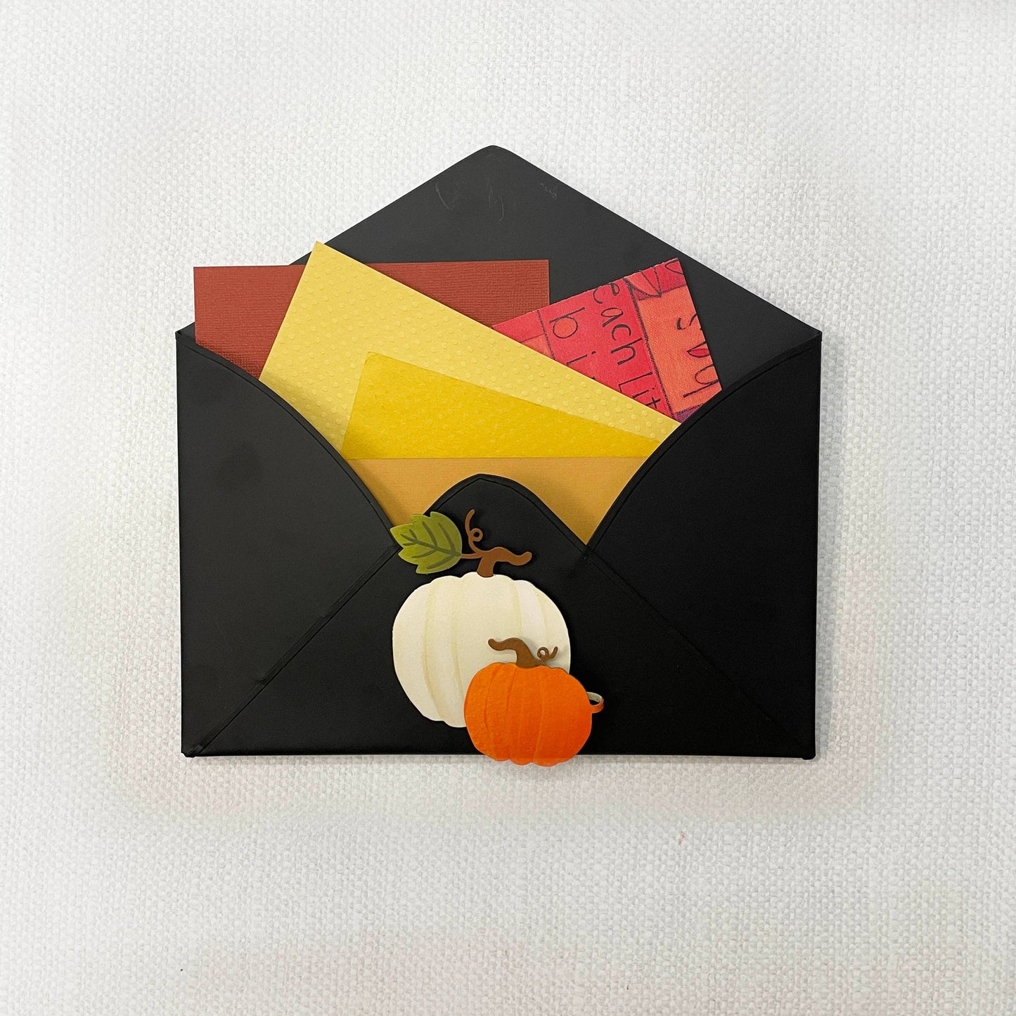 Pumpkin w/ Foldover Magnet, Fall Decor