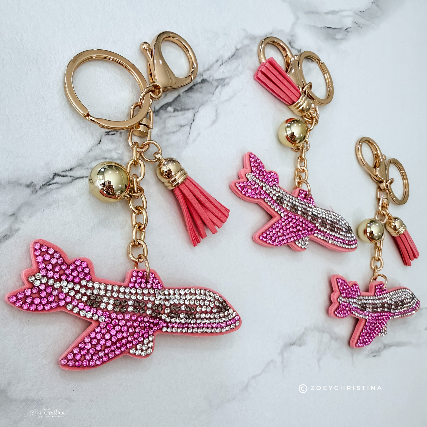 Airplane Bag Charm