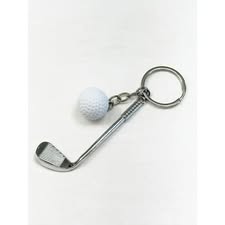 Golf Club and Ball Keychain