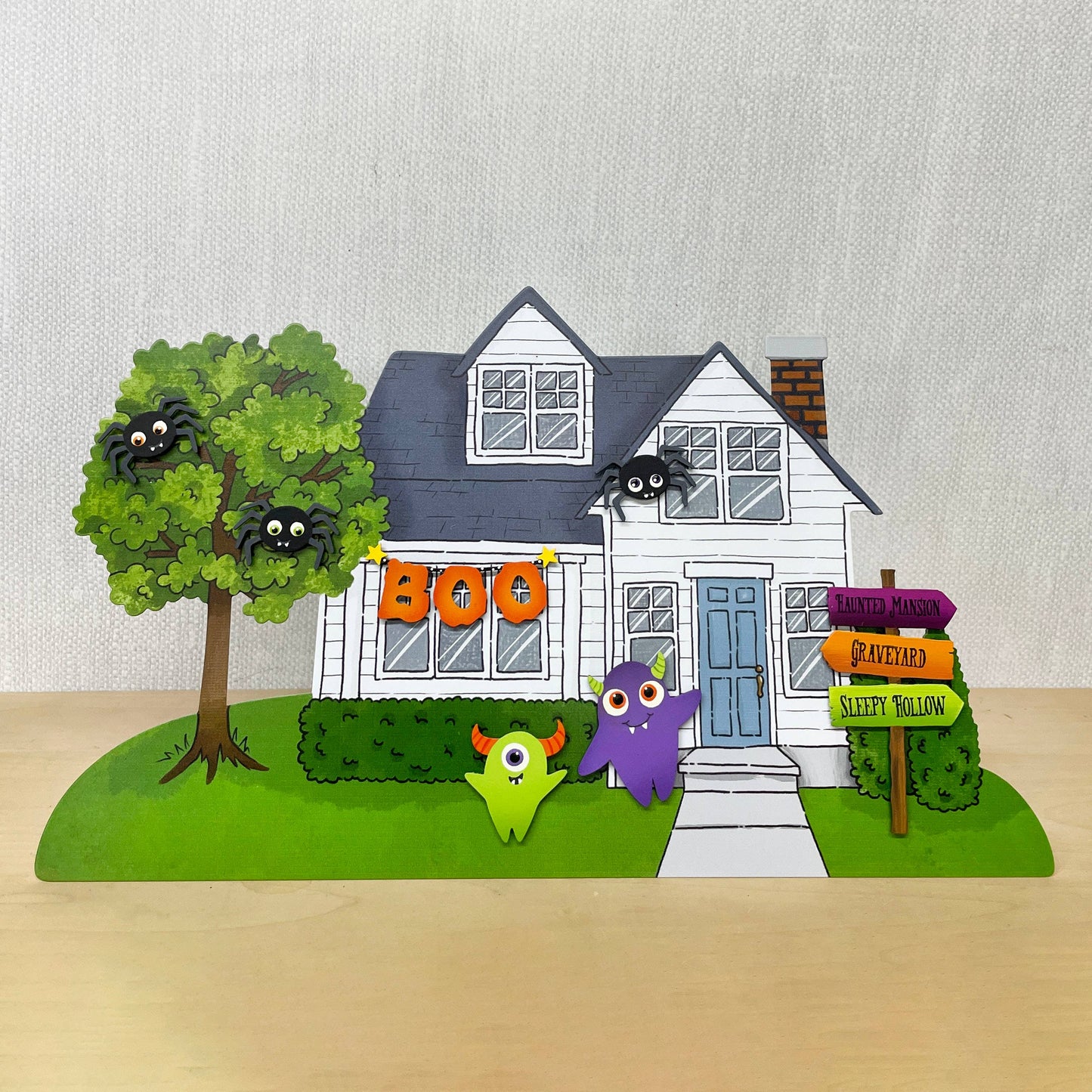 "Boo" Banner w/ Monster Magnets S/3, Halloween Decor
