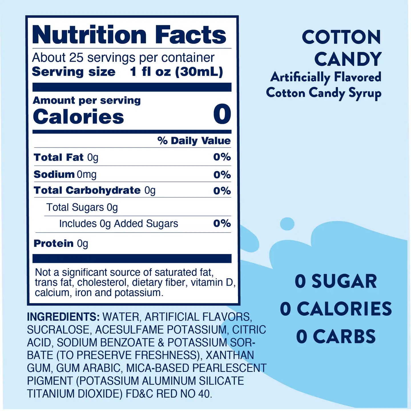 Sugar Free Cotton Candy Syrup