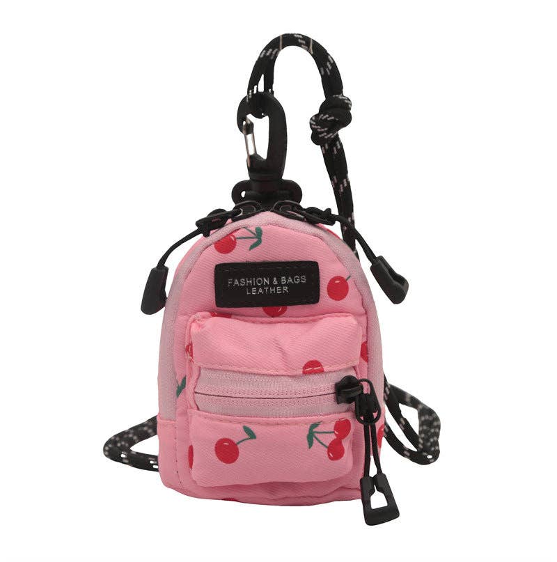 Mini Lipstick Headphone Bag Stylish Printed Oxford Cloth Crossbody Bag