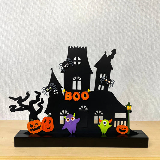 "Boo" Banner w/ Monster Magnets S/3, Halloween Decor