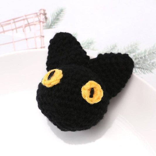 Cute Cartoon Animal Head Keychain Plush Accessories
