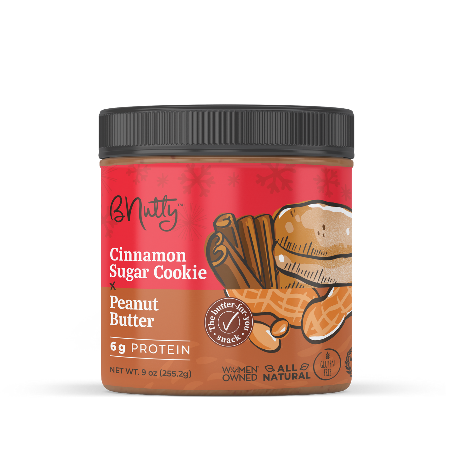 Cinnamon Sugar Cookie BNutty Peanut Butter- 9oz