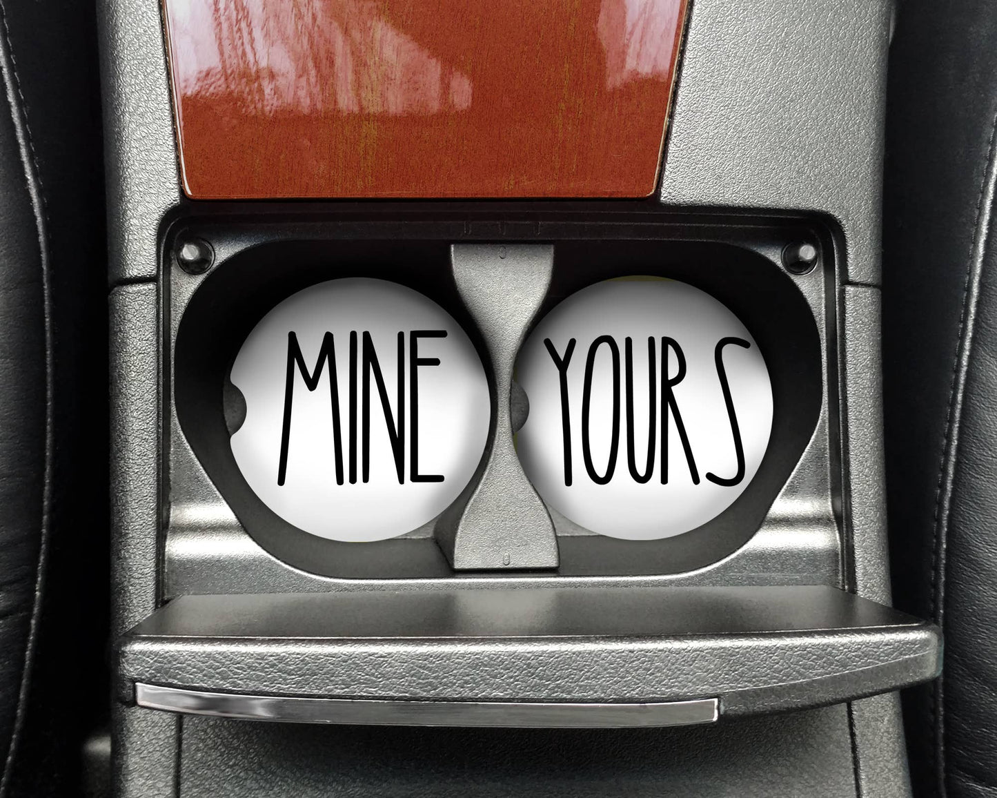Car Coasters - Mine / Yours