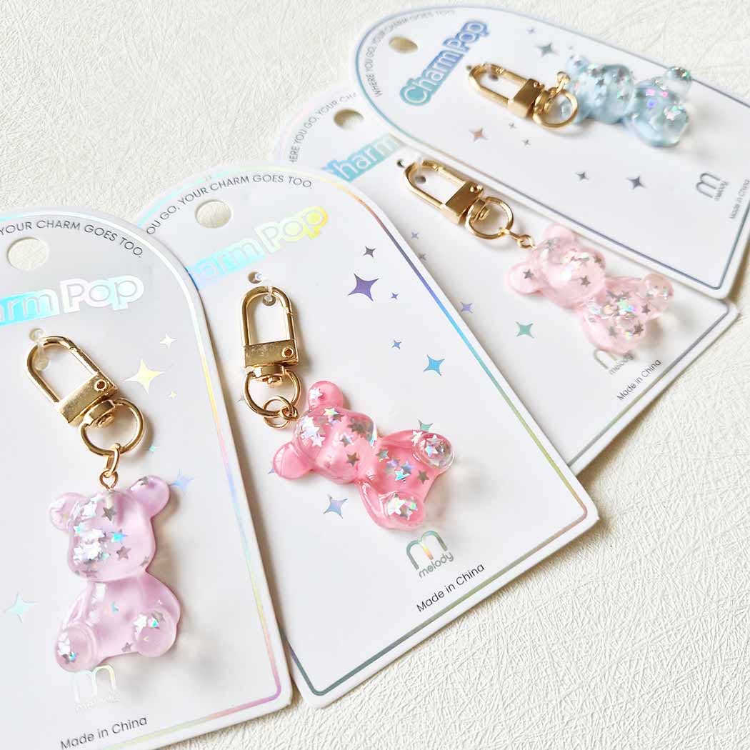 Cute Bear Pendant Candy Key Charms