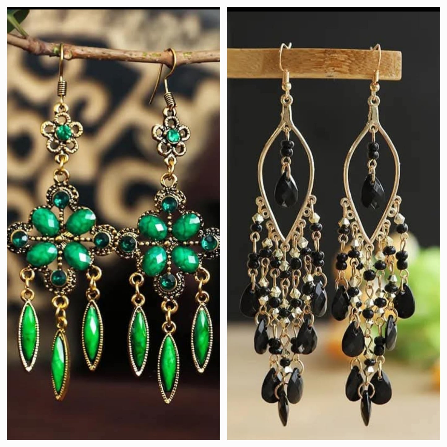 Ornate earrings