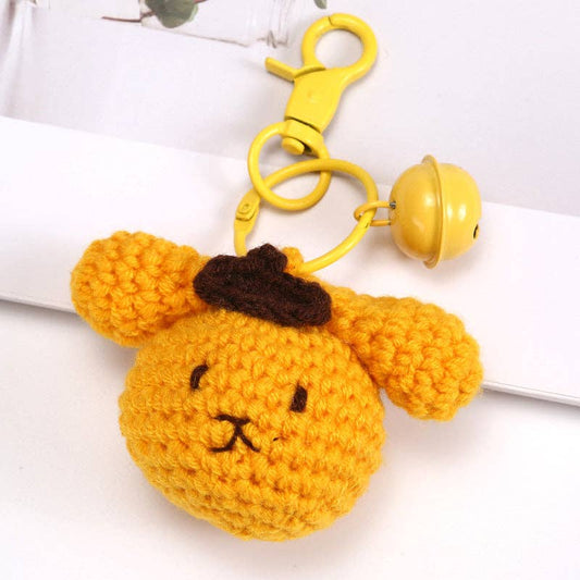 Creative Handmade Woven Cartoon Keychain Plush Toy Accessories