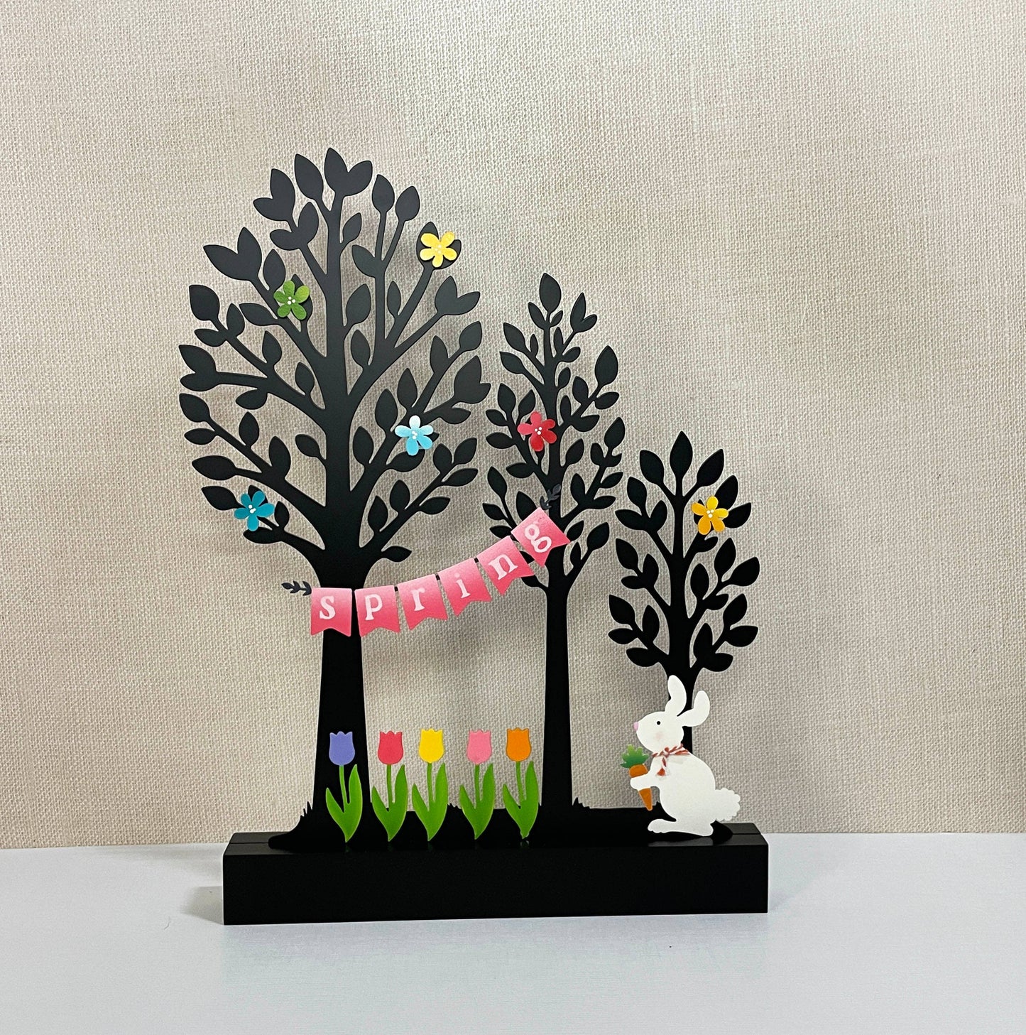 Everyday Tree Magnetic Decor w/ Wood Base, Home Decor