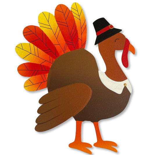 Turkey Magnetic Art Pop, Thanksgiving Decor