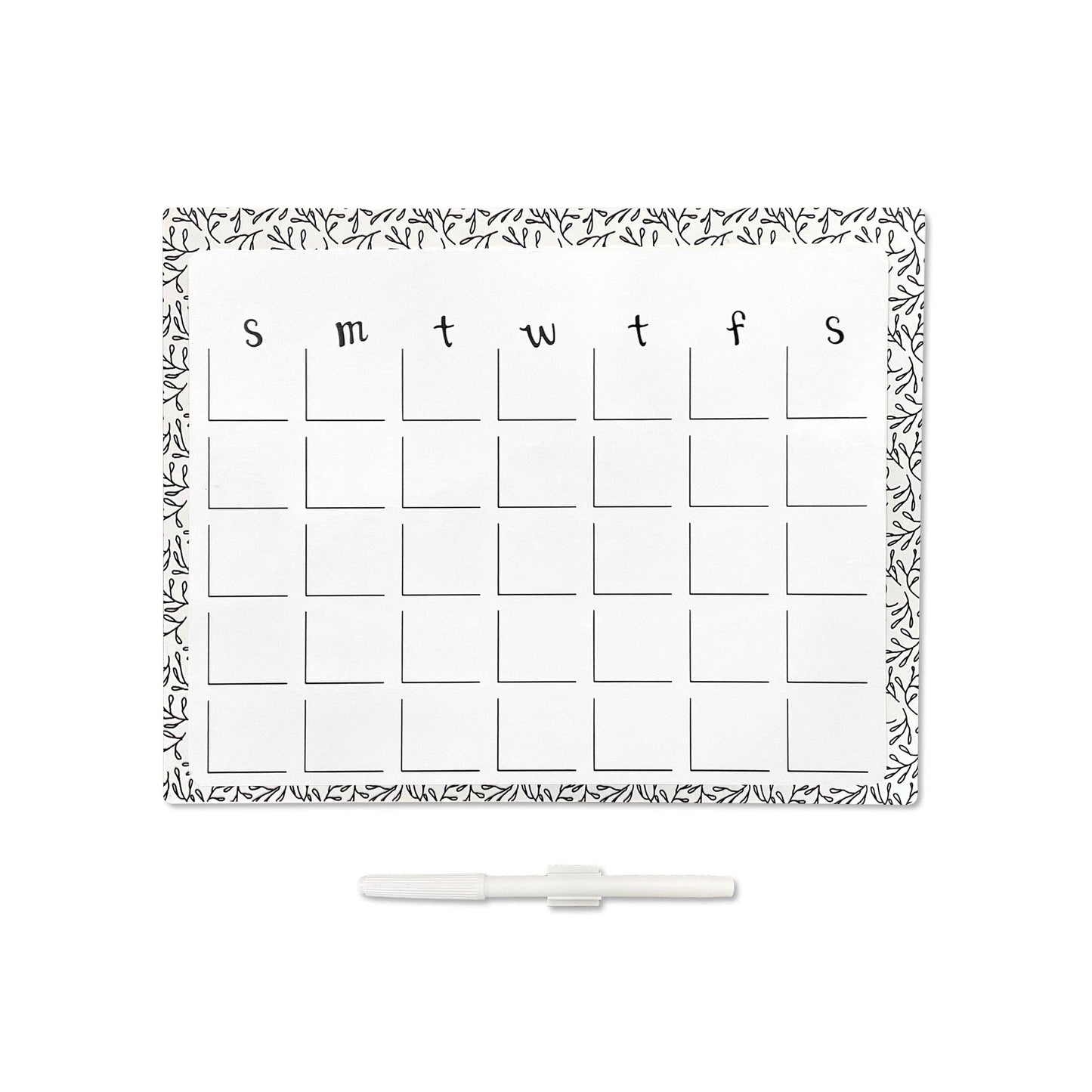 Dry Erase Calendar w/ Desk Easel