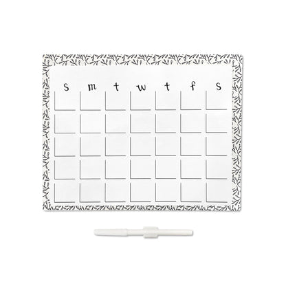 Dry Erase Calendar w/ Desk Easel