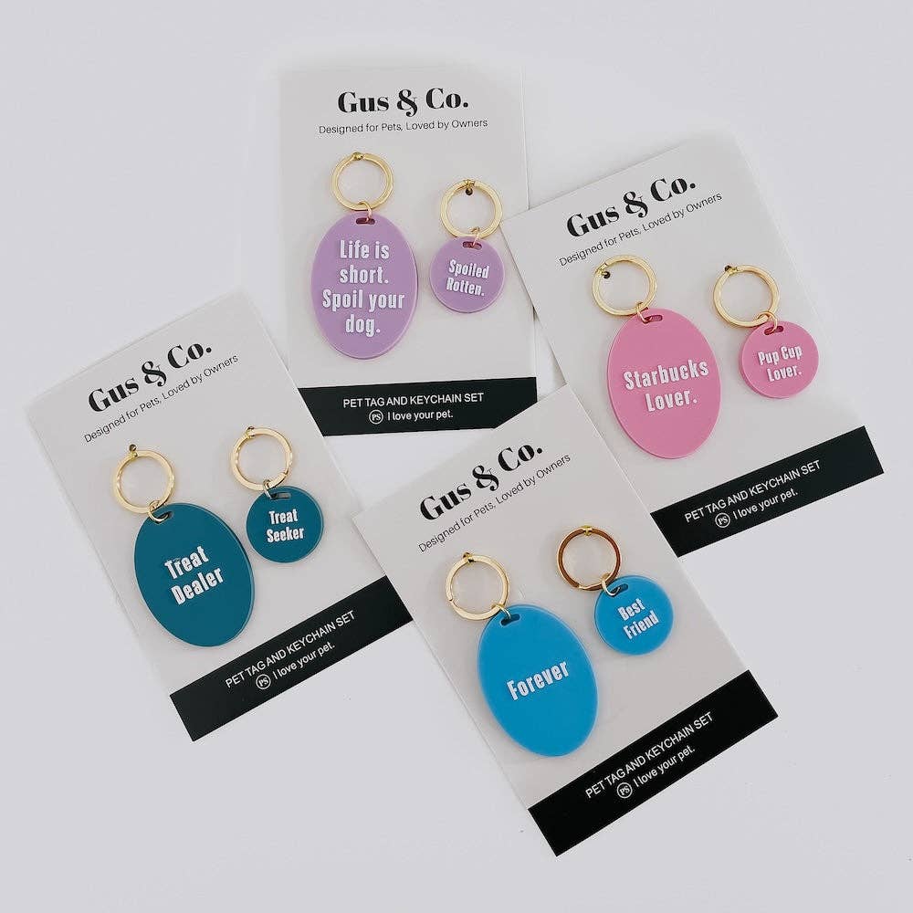 Gus & Co - Dog Tag and Keychain Set Wholesale