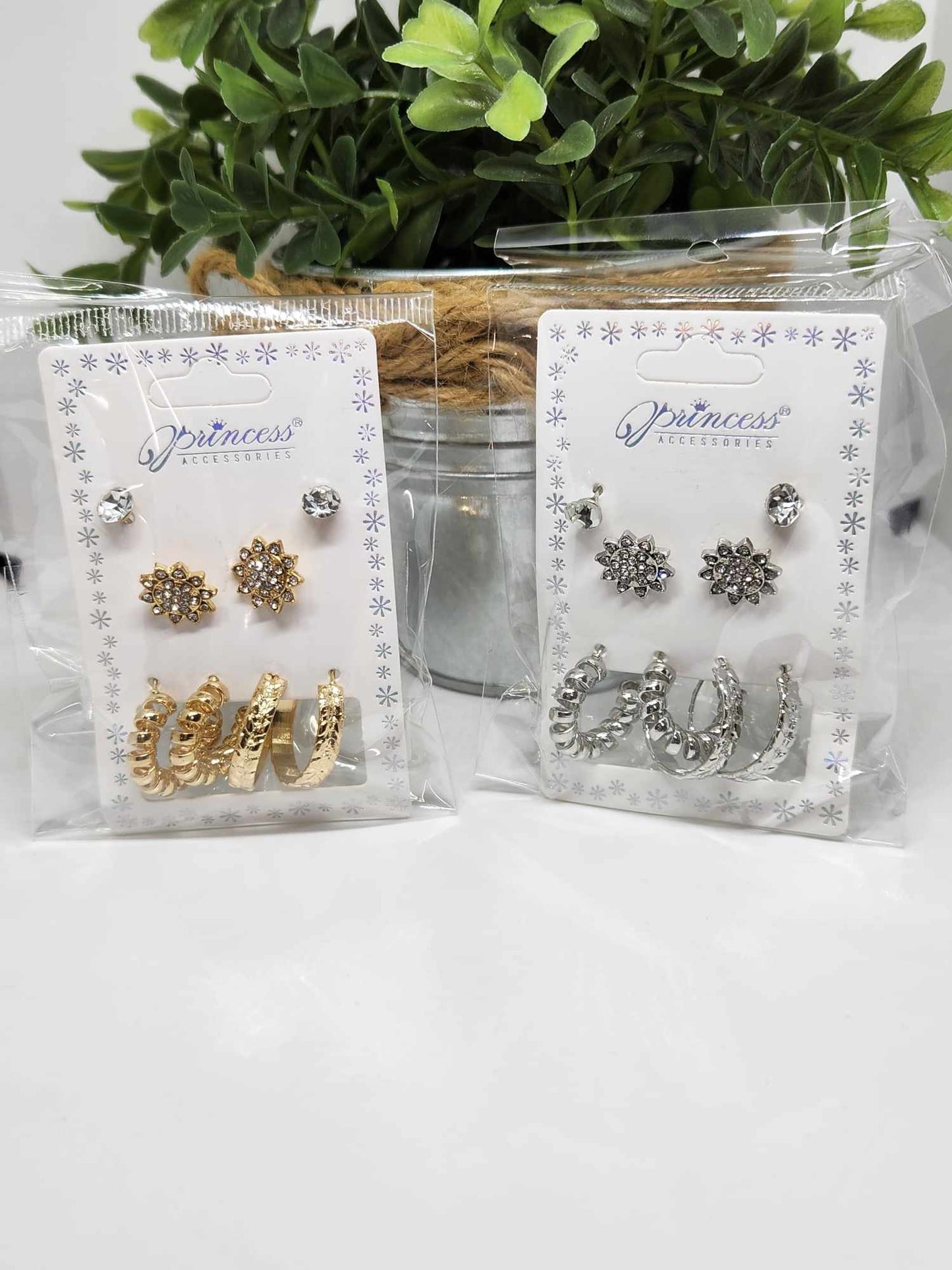 Princess Accessories 4pc Earrings