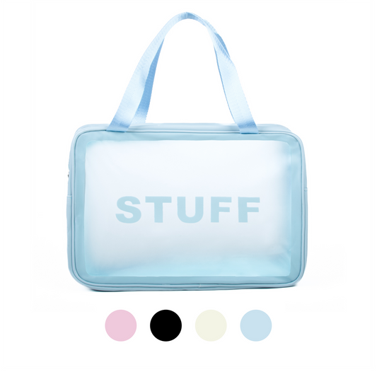 Ladies PVC Cosmetic & Toiletry Bag with Handle -LNCTB2005