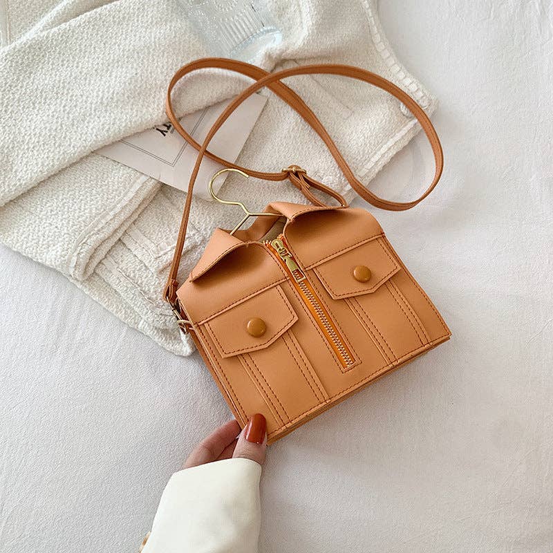 Women Fashion Casual Jacket Small Square Crossbody Bag