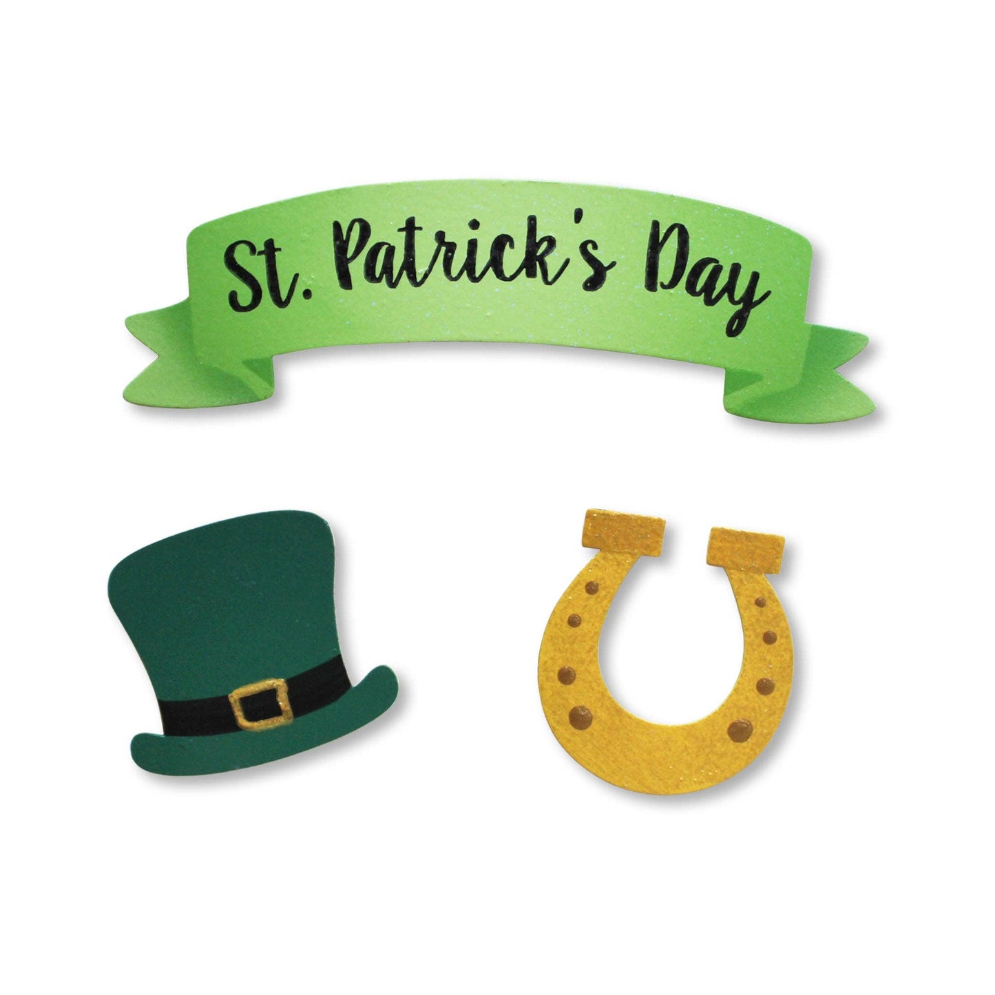 "St. Patrick's Day" Banner Magnets S/3