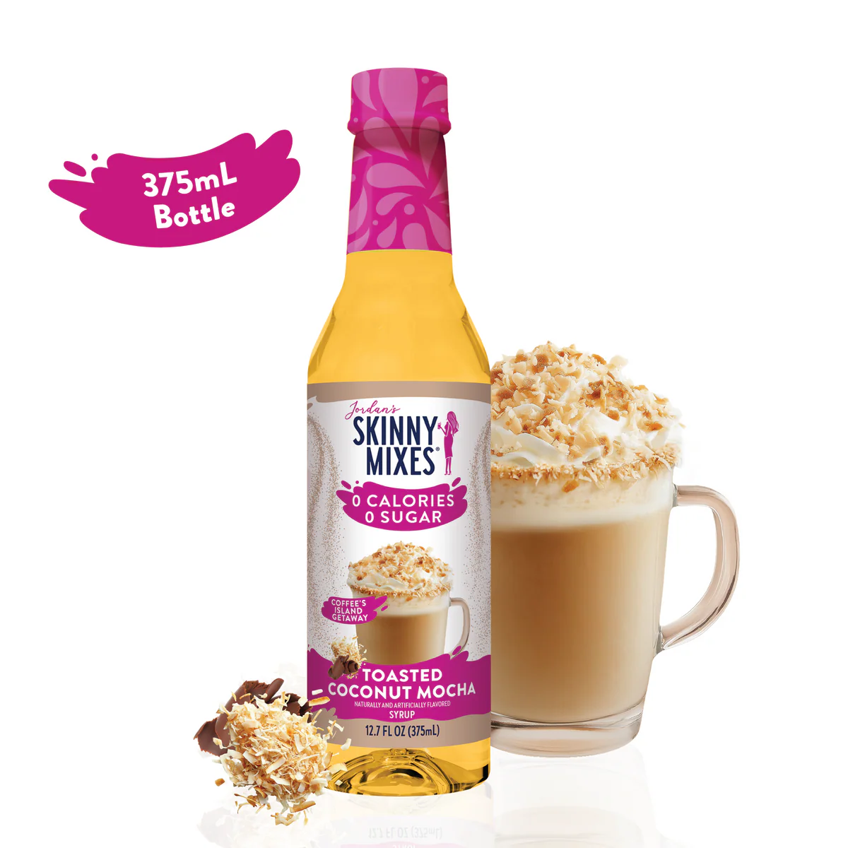 Sugar Free Toasted Coconut Mocha Syrup – 375mL