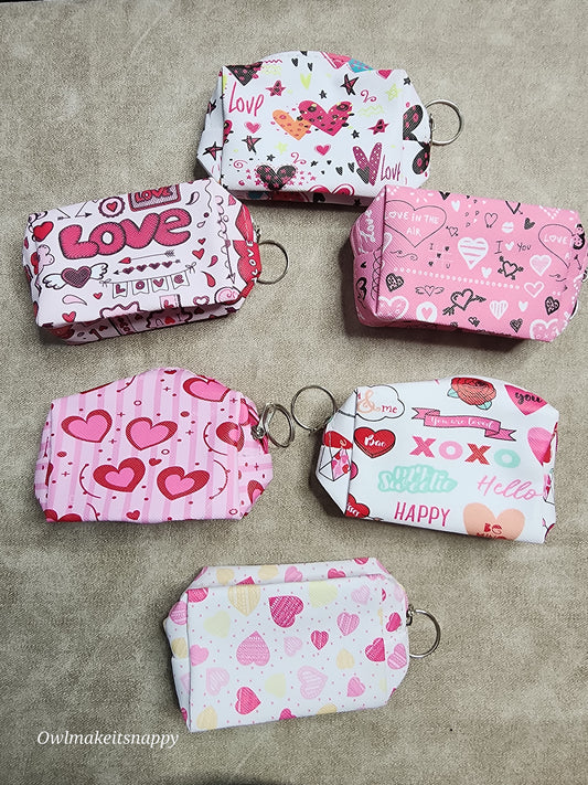 Valentine coin purses