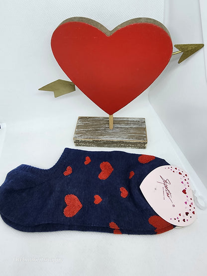 Heart ankle socks