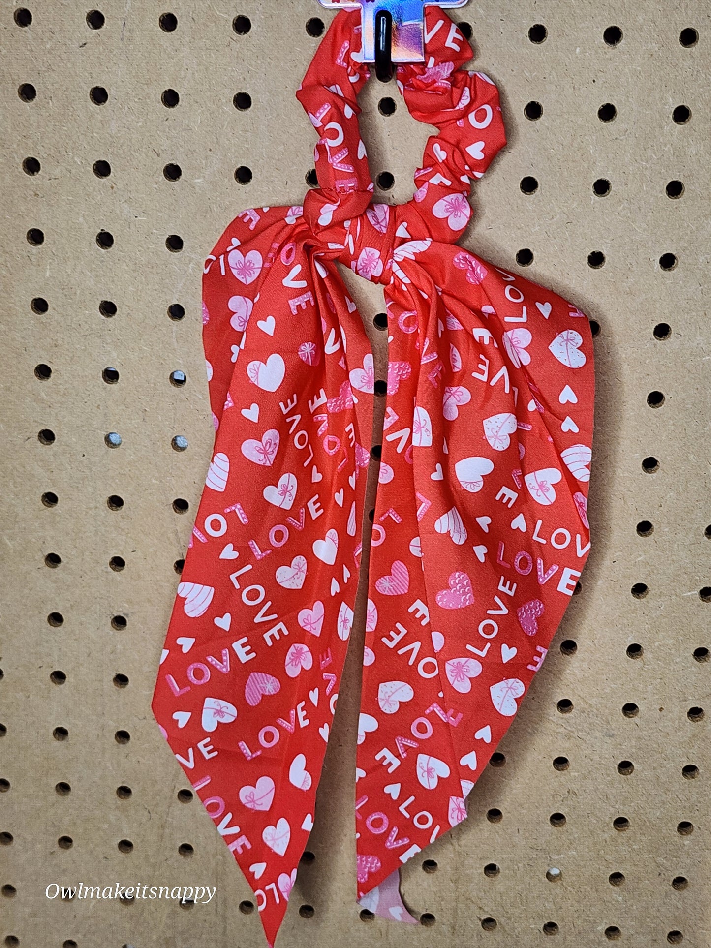 Valentine Scrunchie Scarf