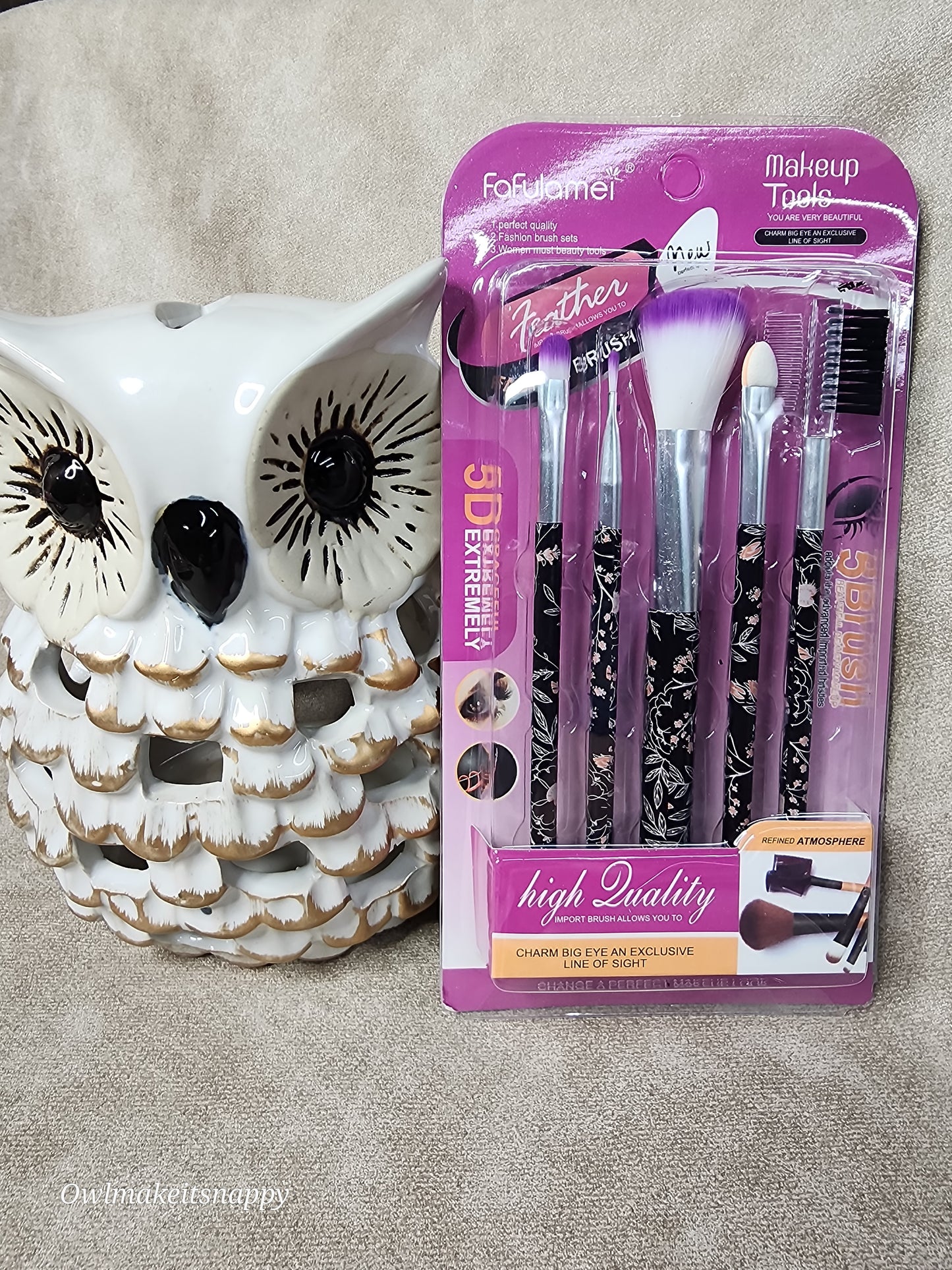 5 piece Makeup Brush Set