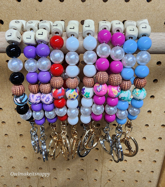 Wooden Love keychain bracelet