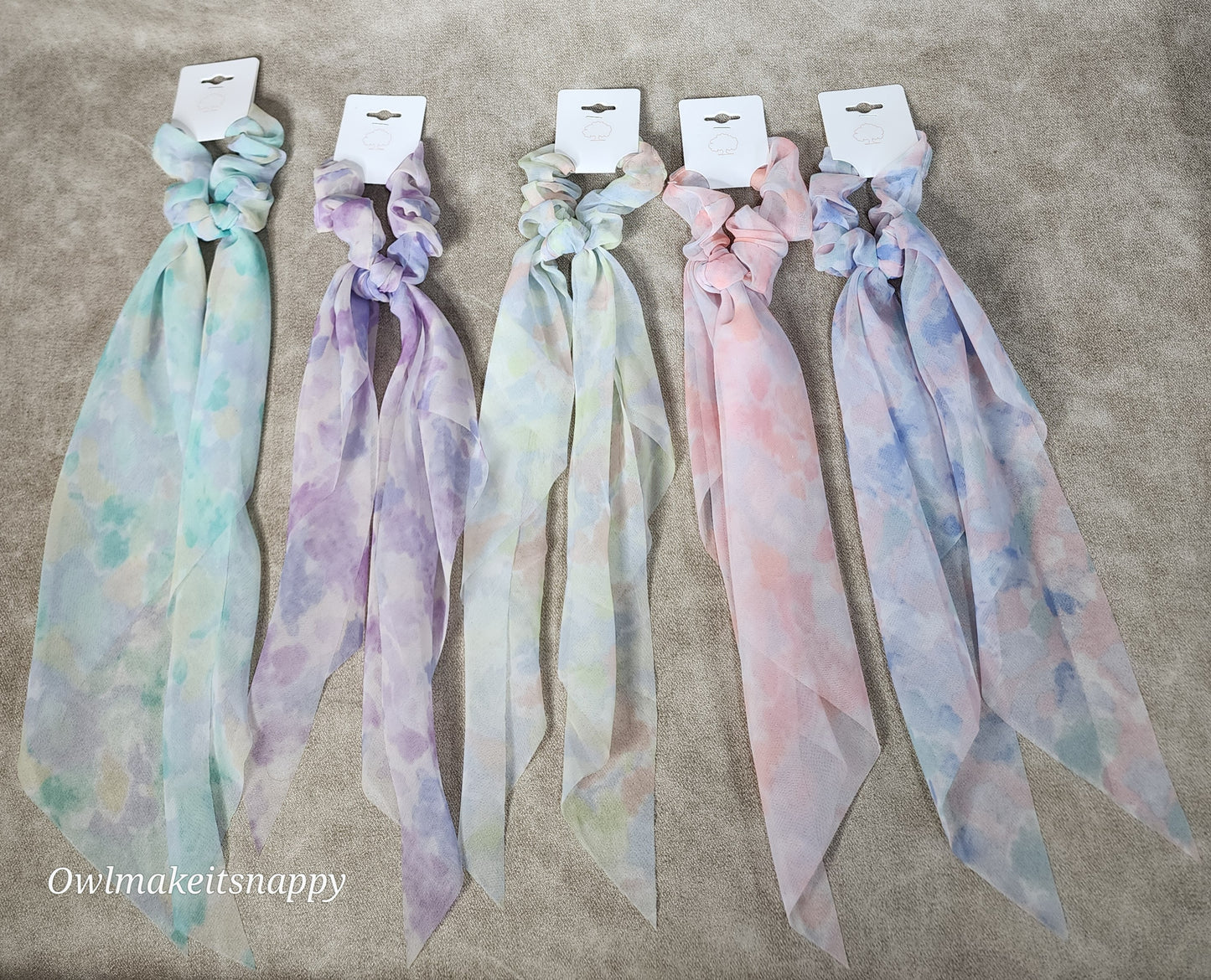 Chiffon Scrunchie Scarf