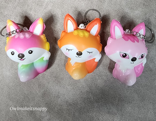 Squishy Fox Keychain