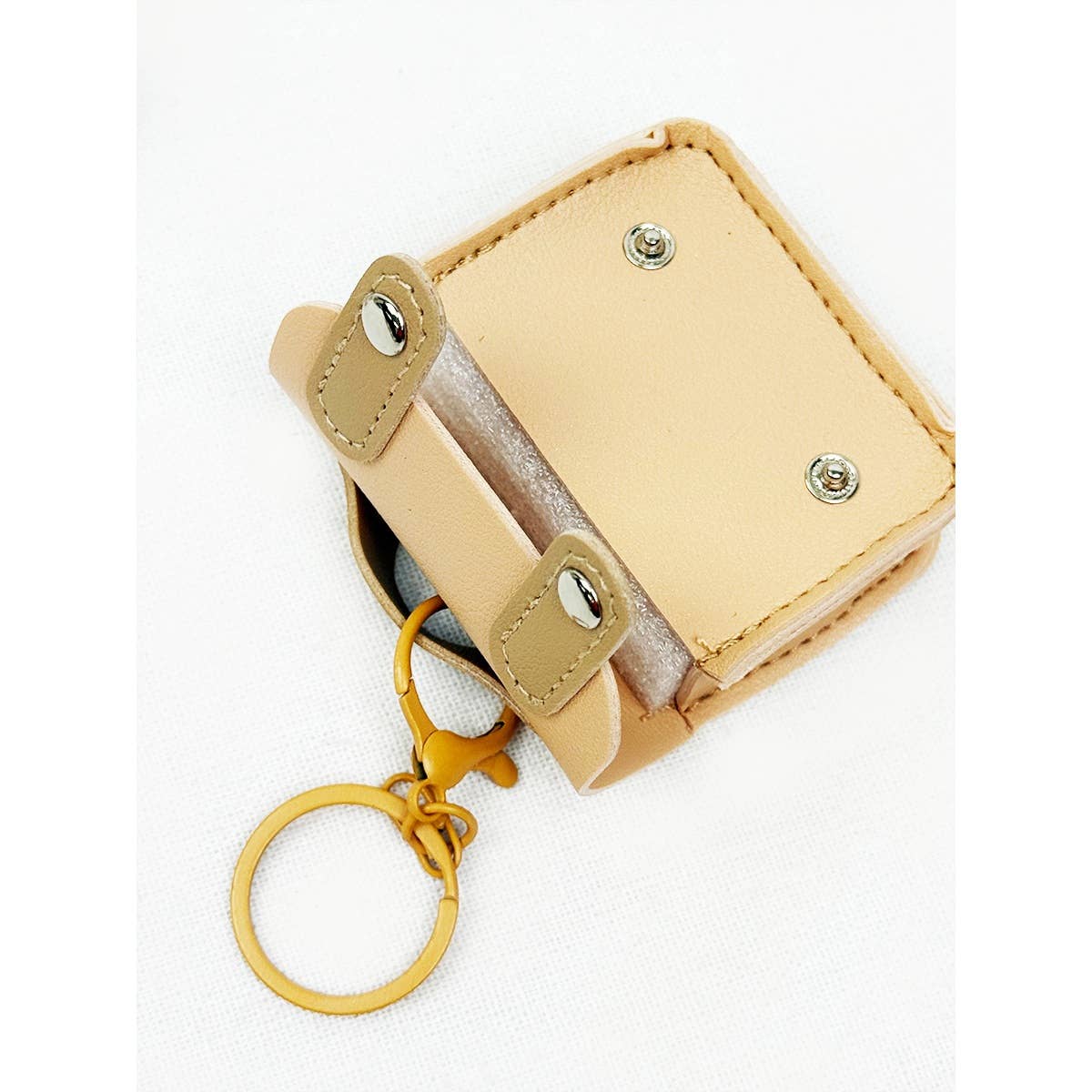 Leather Mini Coin Bag Key Chain