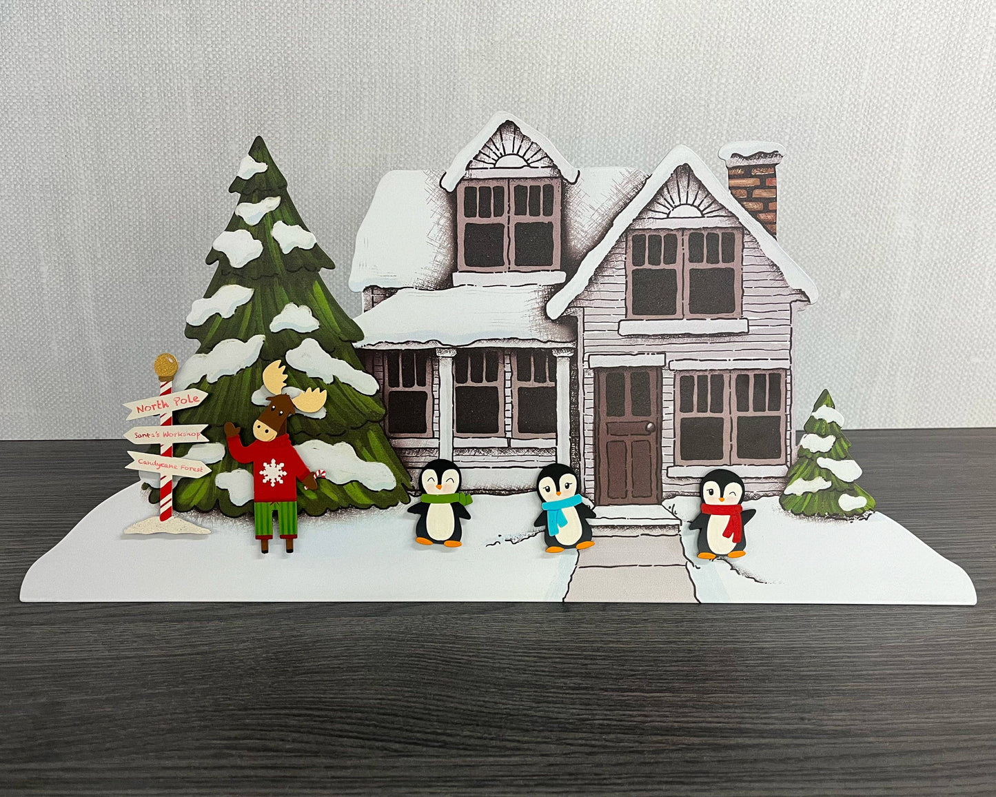 Penguin Magnets S/3, Winter Decor