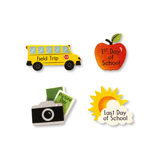 School Days Calendar Magnets S/4, Calendar Organization