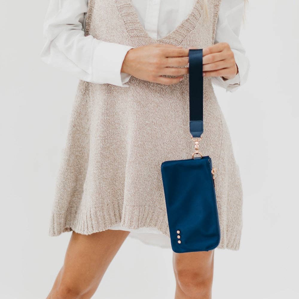 Cove Double Zip Nylon Wristlet Wallet Wholesale