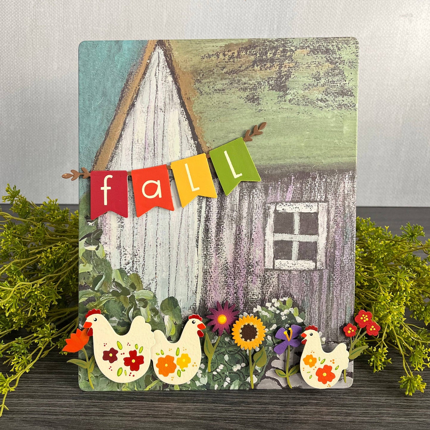 Floral Hen Magnets S/3, Country Cute Decor