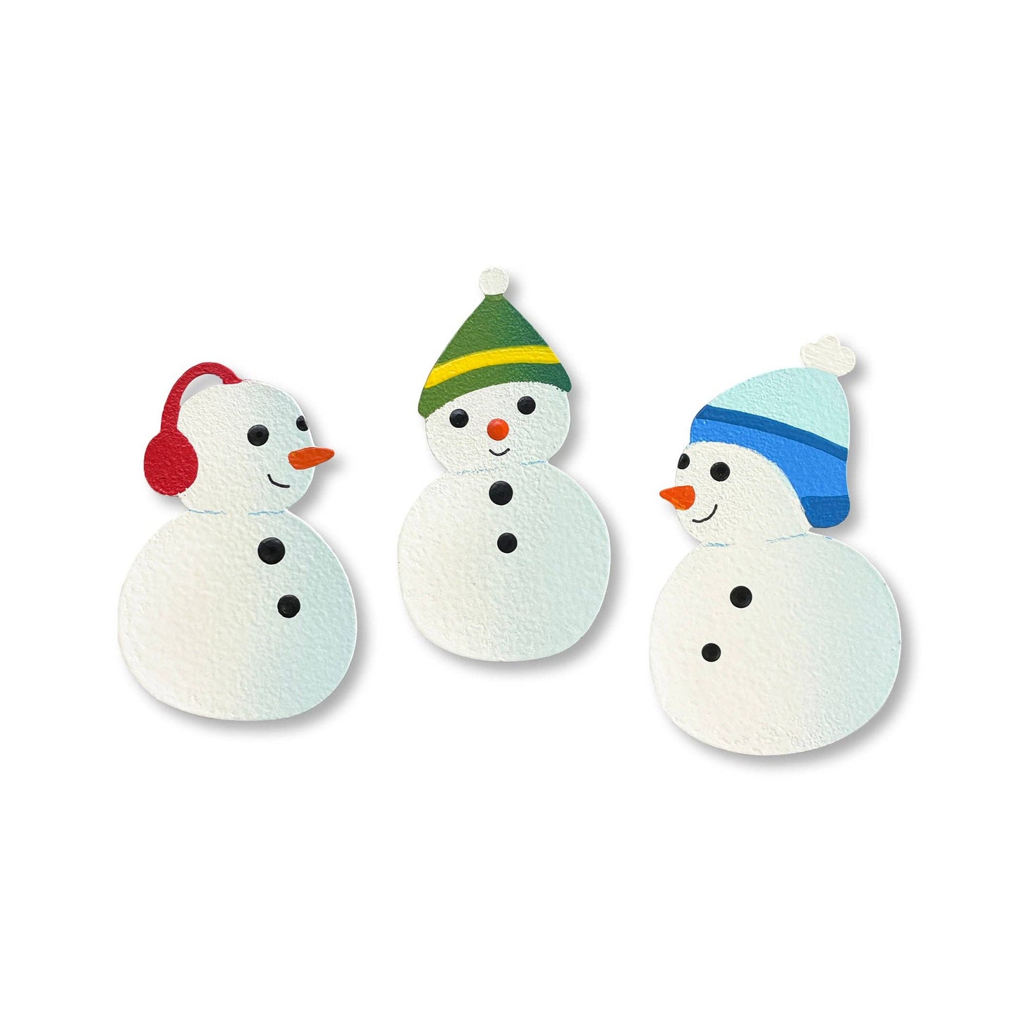 Snowmen Magnets S/3, Winter Decor