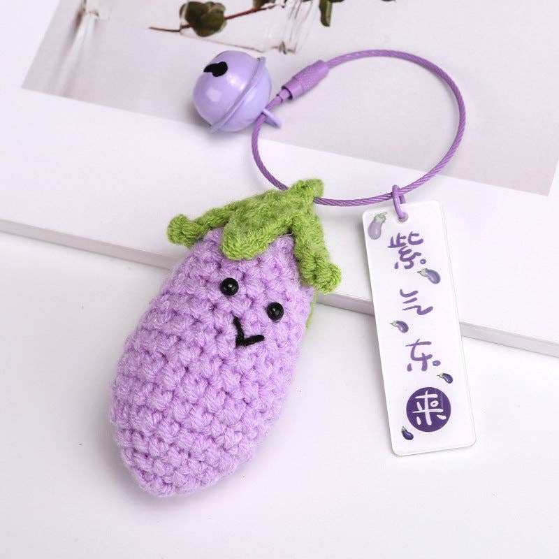 Fruit Keychain Accessories Cute Metal Handcrafted Style