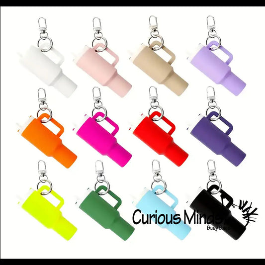 Small Mini Tumbler Cup Keychain--Assorted