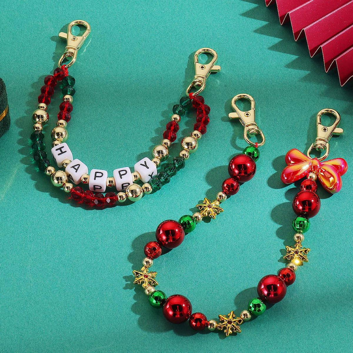 Christmas Atmosphere Keychain Bag Charm