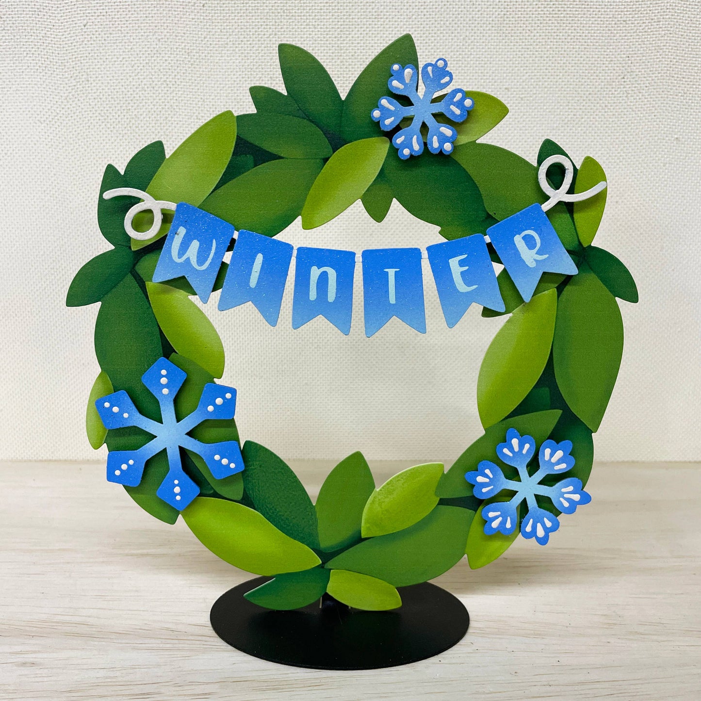 "Winter" Banner Magnet (6.5"w), Holiday Decor